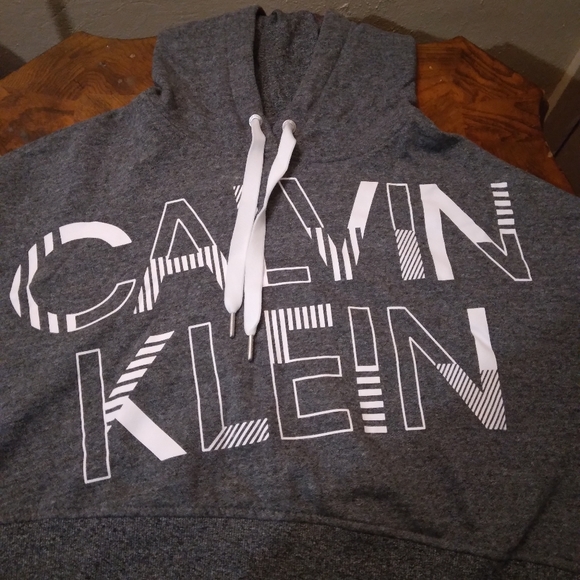 Calvin Klein Logo Fleece Hoodie - Picture 2 of 4